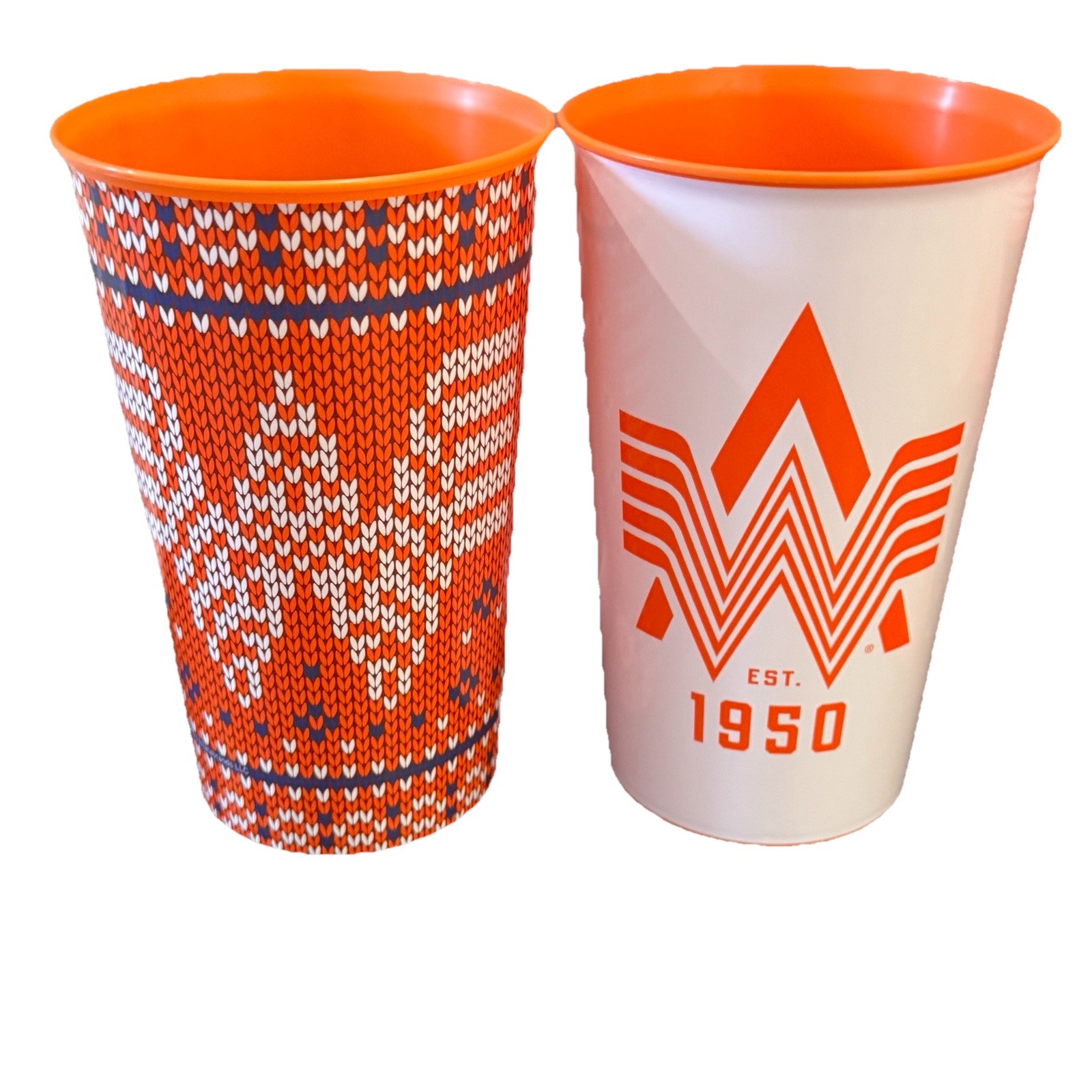 WHATABURGER 75th Anniversary Limited Edition 32 oz Collector Cups Set of 10, New