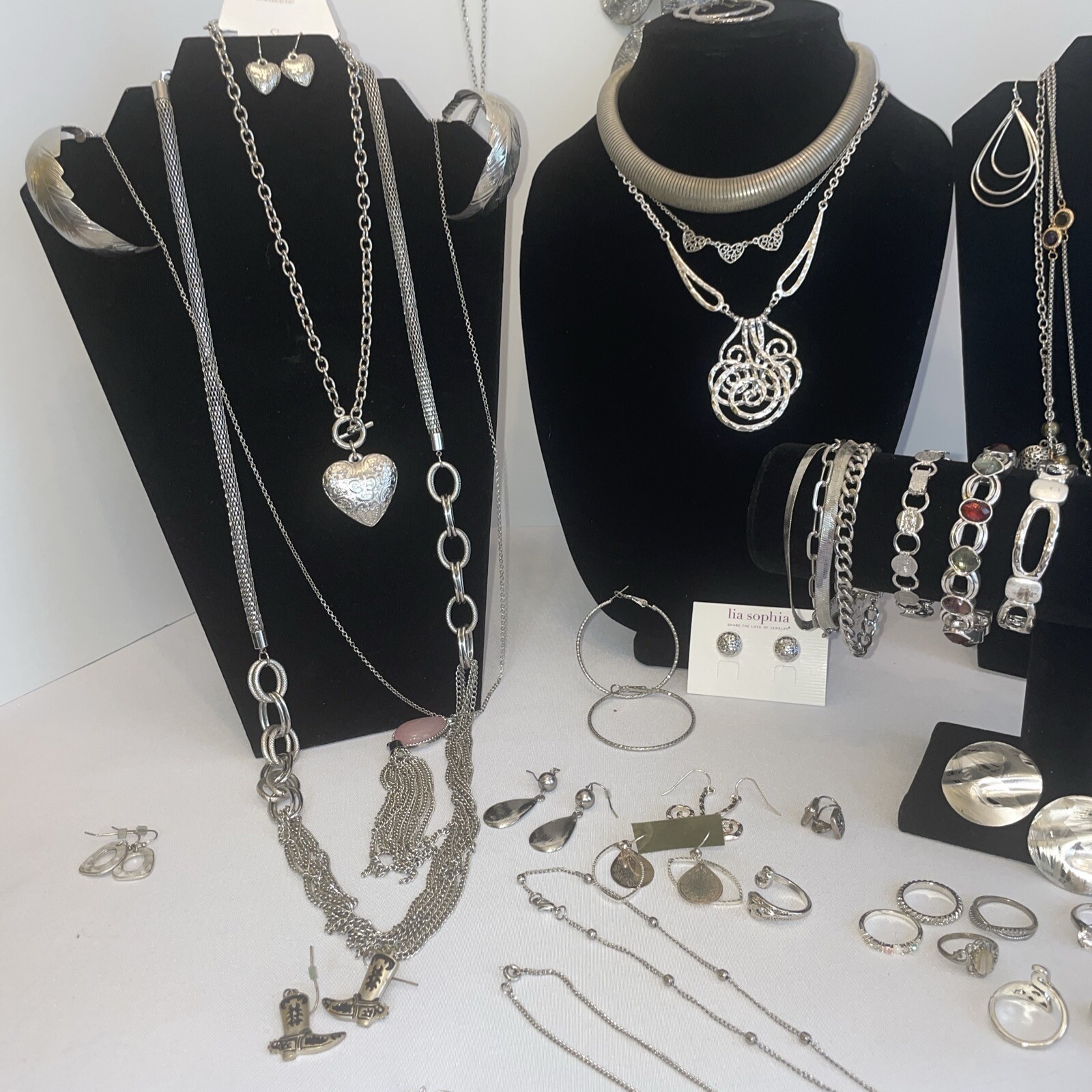 Mystery Vintage- Now 1/2 Pound All Wearable Jewelry Lot Some Signed, A Few 925