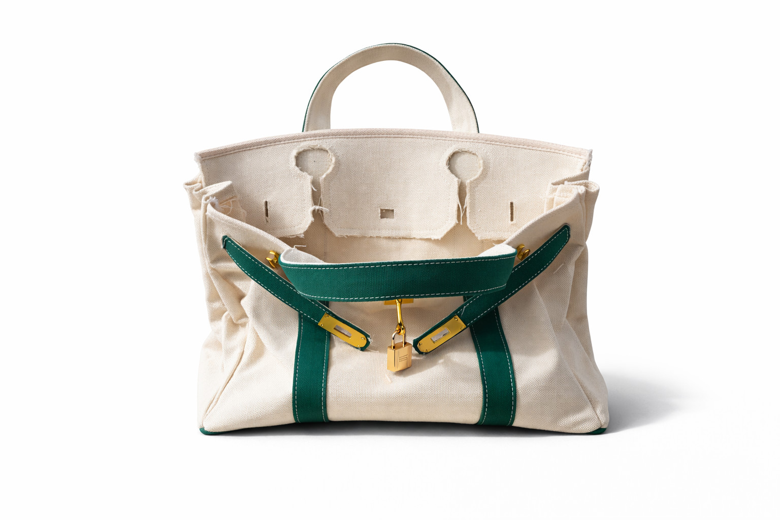 Boatkin Canvas Boat Tote, Large Beach Bag with FREE Lock, Key and Zip Pouch