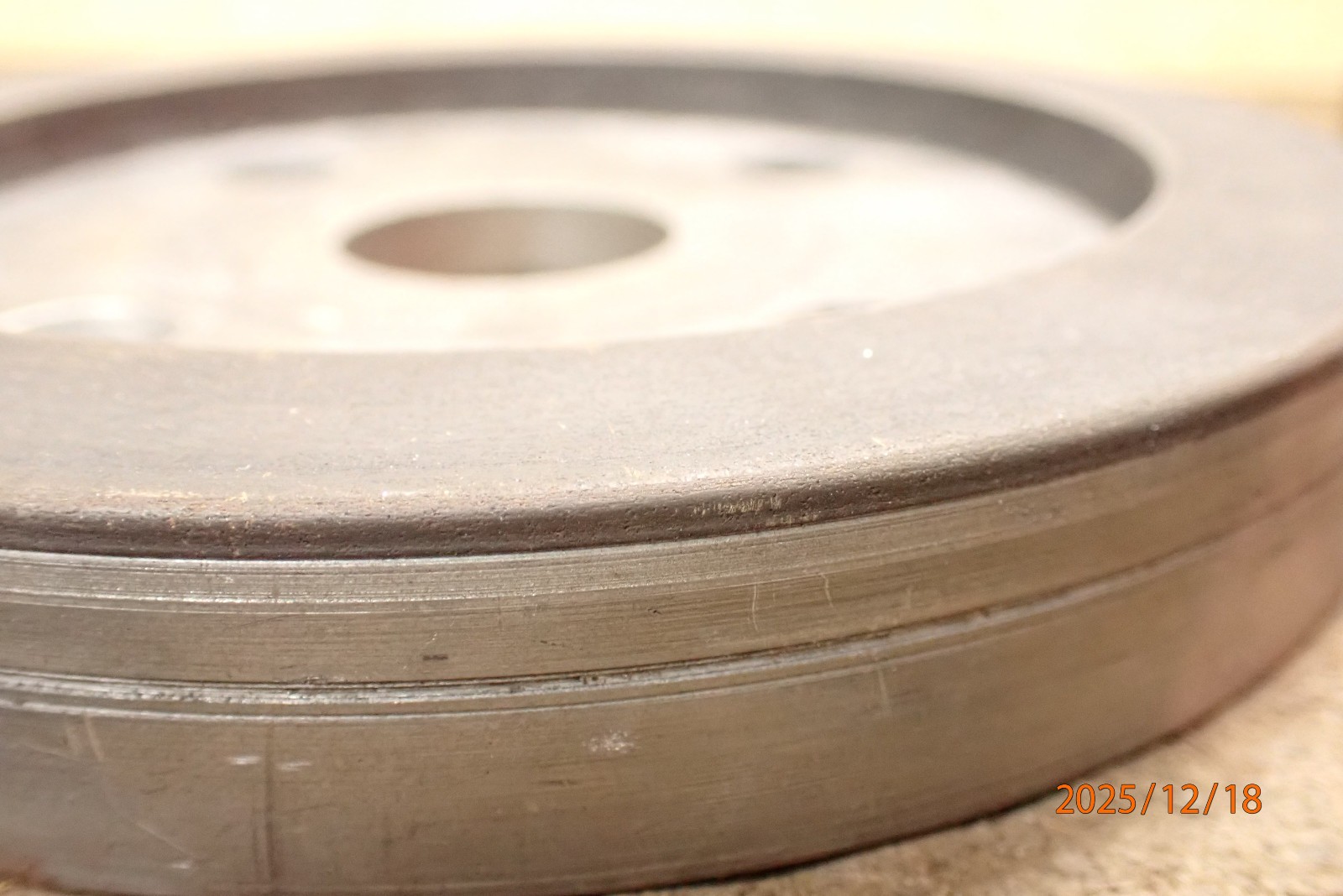 2, OLDER 6" TOOL GRINDER DIAMOND WHEELS