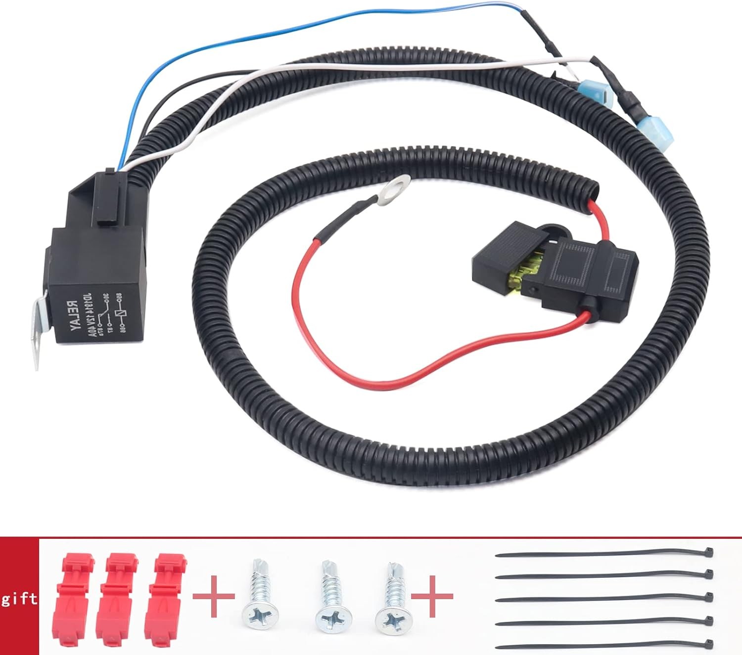 High Low Beam 4 Lights Kits Compatible with 88-98 Chevy GMC Truck，High Beam an