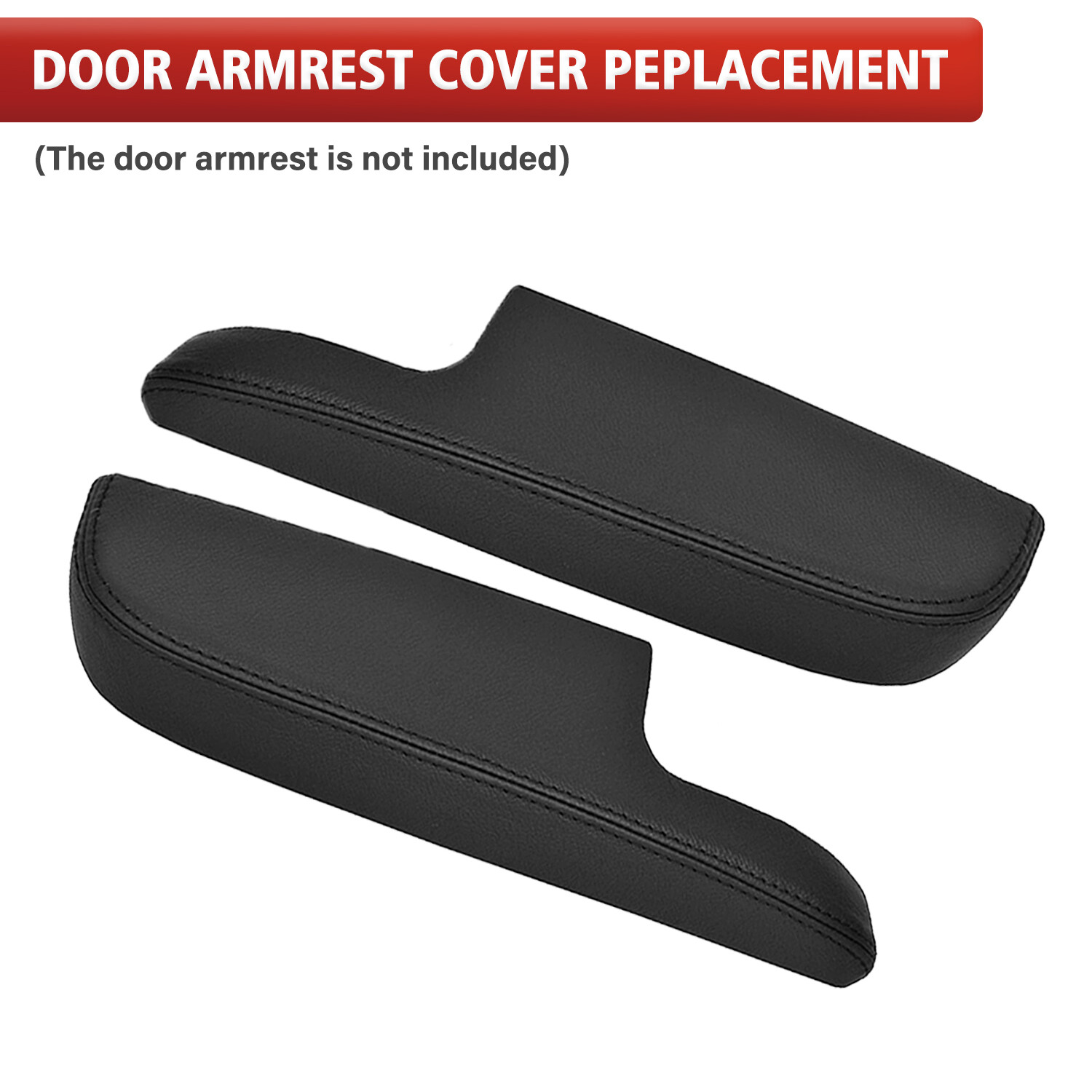 Fits 2013-2018 Toyota Avalon Console Lid Armrest & Door Panel Cover Trim Black