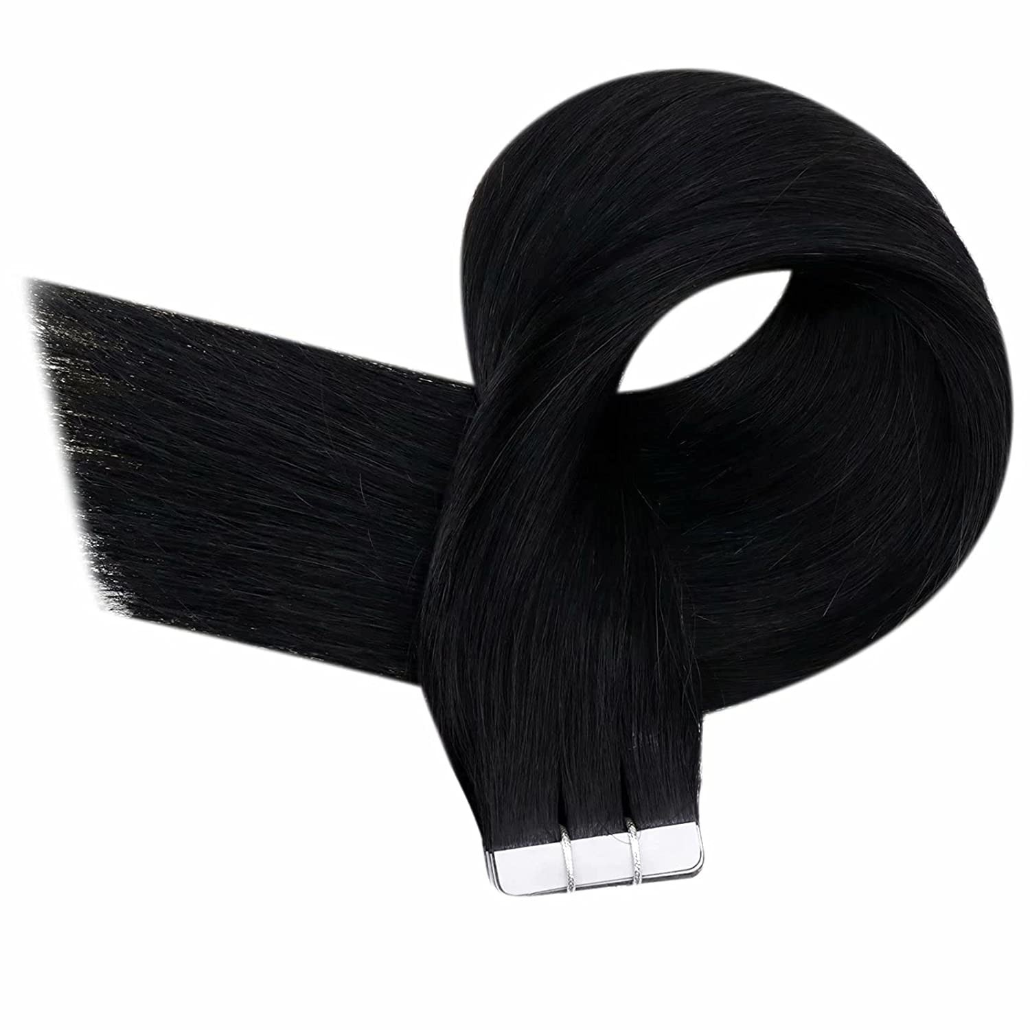 Tape in Hair Extensions Real Human Hair Invisible Skin Wefts Premium Remy Thick