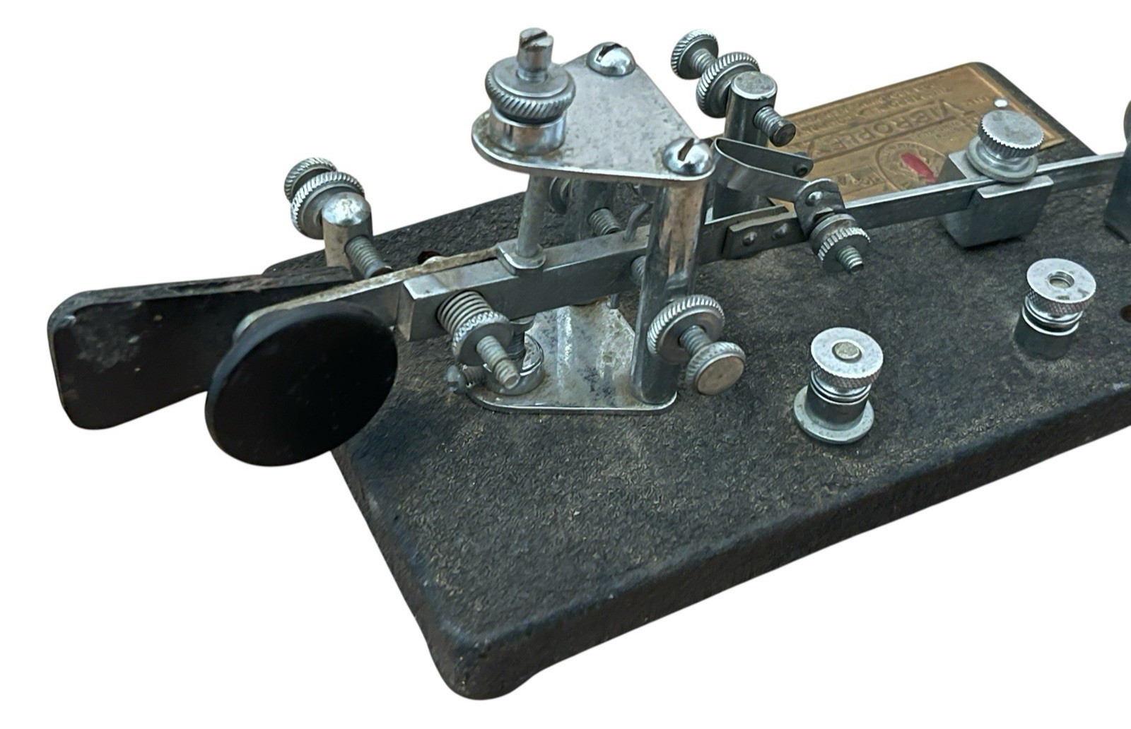 Vibroplex Champion Bug Morse Code Telegraph Key SN 148456 Ham Radio 1939-40s