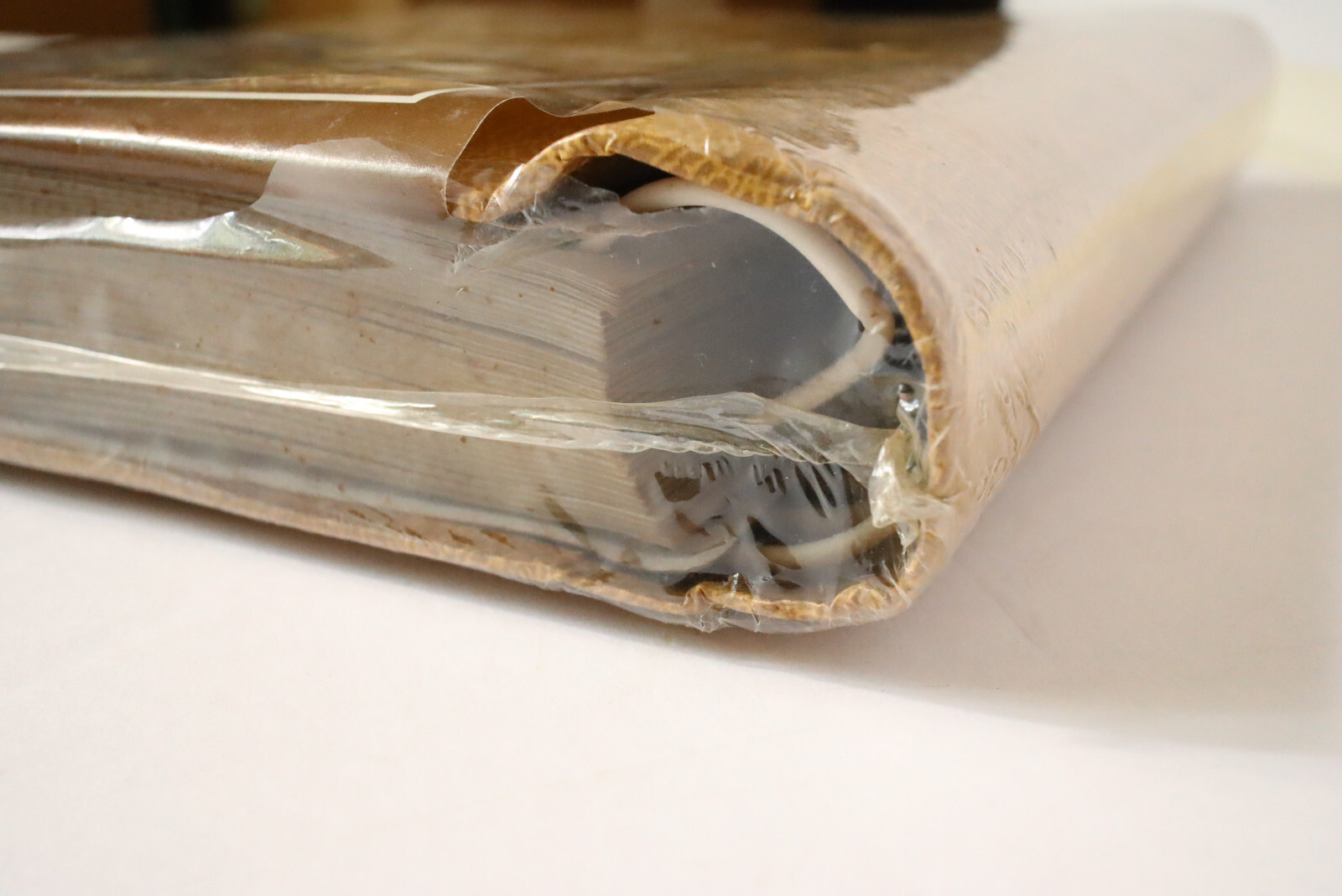 Vintage 60s 70s NEW UNSUED Photo Album 60 Magnet Pages Yellow Orange