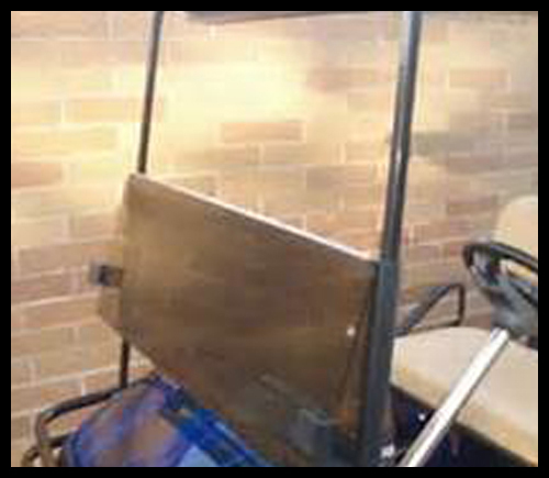 EZGO Valor & TXT Tinted Windshield (2014+ ONLY) *RETURNED WINDSHIELDS*