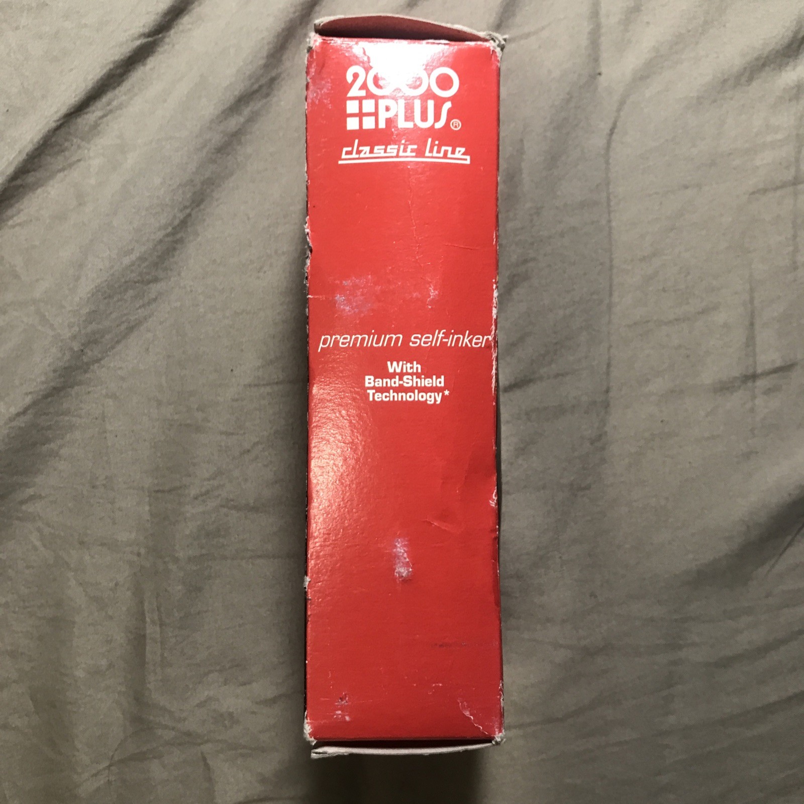 Used 2000 Plus Classic Line Premium Self Inker Date Stamp Black /open Box