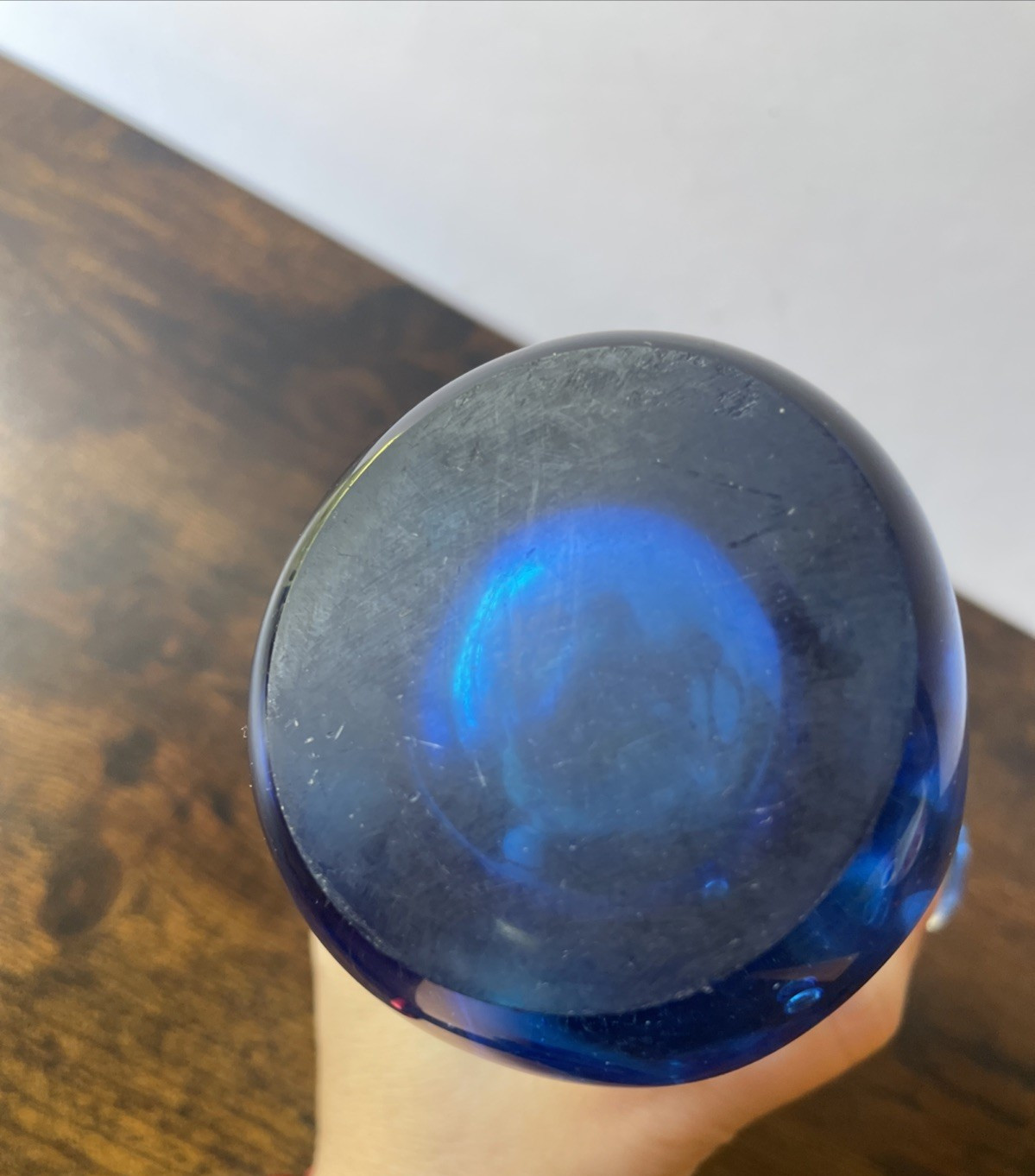 Vintage Art Glass Vase Jan Beranek for Skrdlovice Organic Shape Czech Bohemian