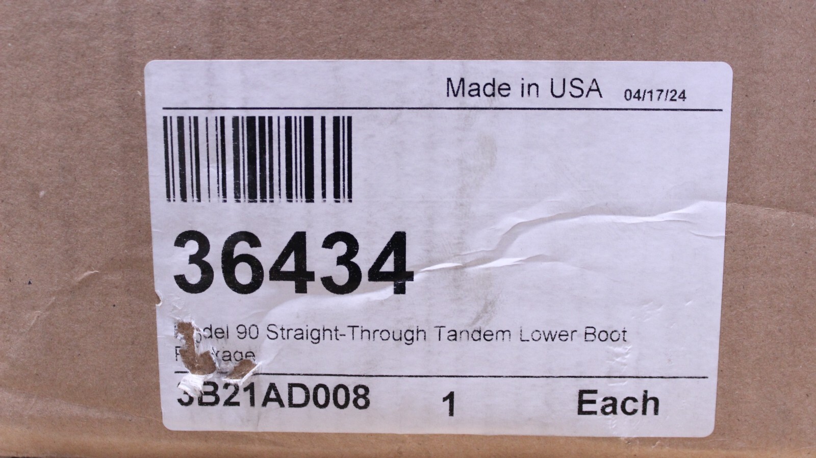 Chore-Time Flex Auger MDL 90 Straight Through Tandem Lower Boot 36434