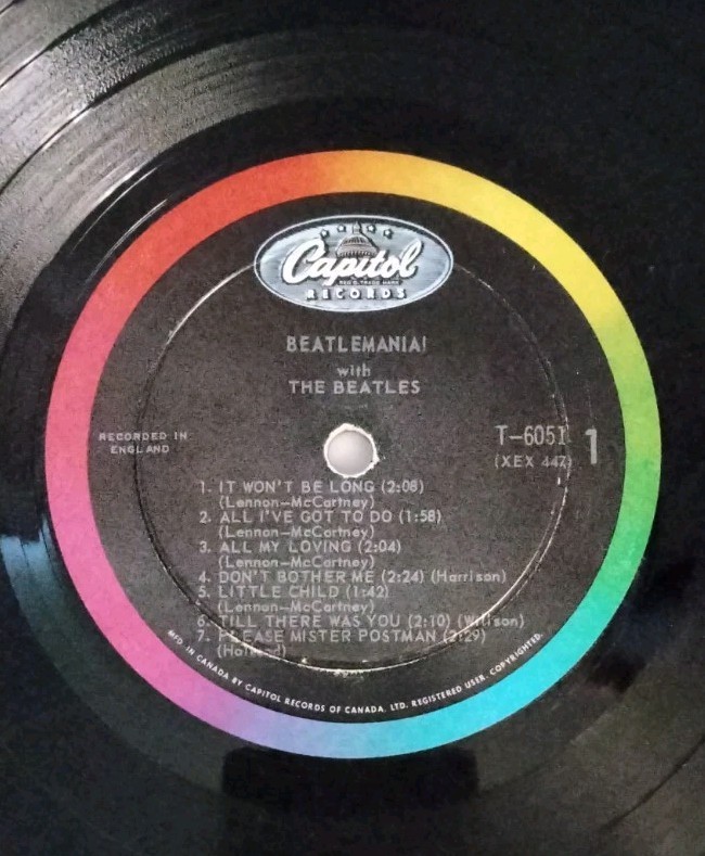 BEATLEMANIA! With The Beatles - Mono Vinyl - T6051 - Canada 1963