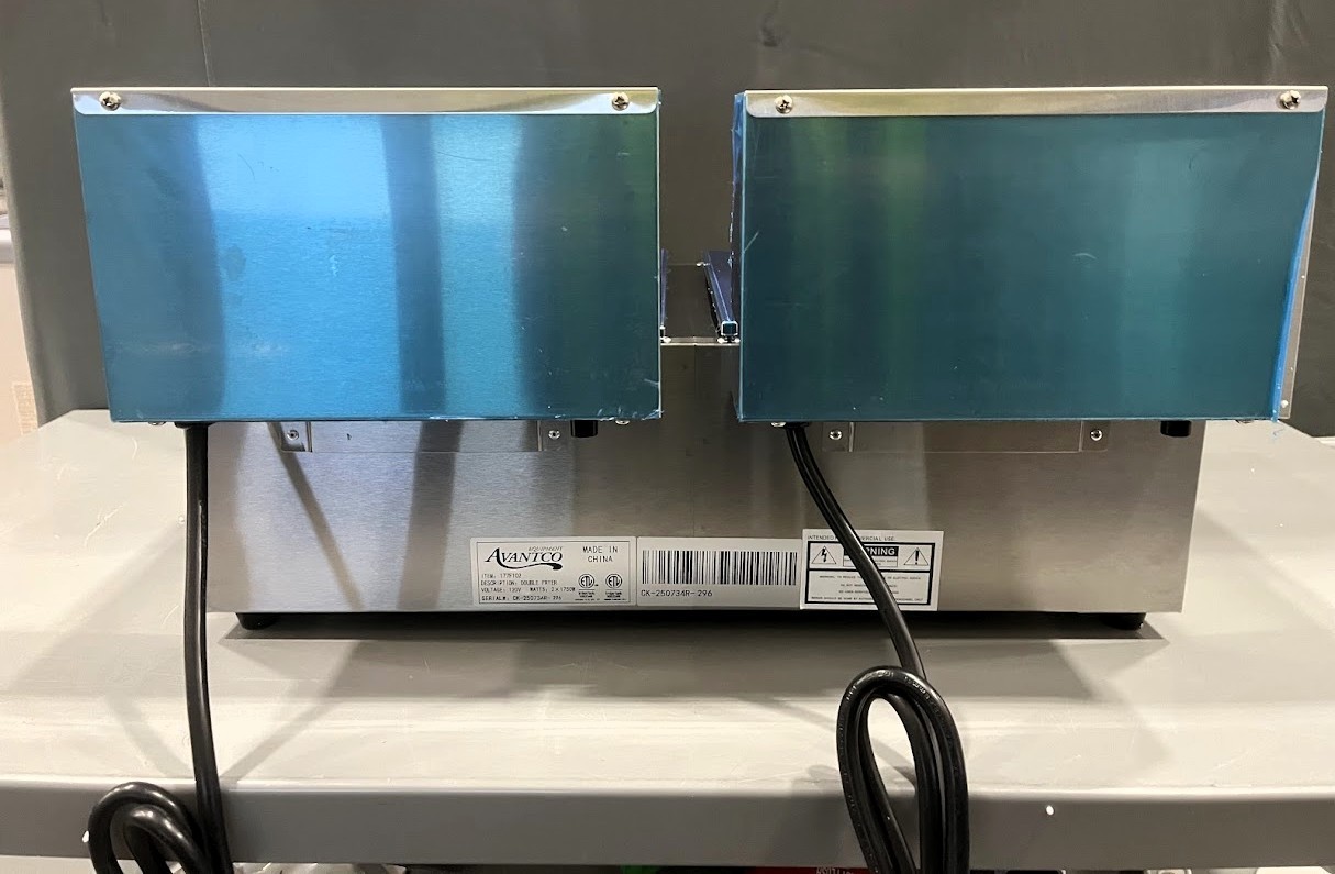 20 lb. 120V, 3500W Commercial Restaurant Dual Tank Electric Countertop Fryer