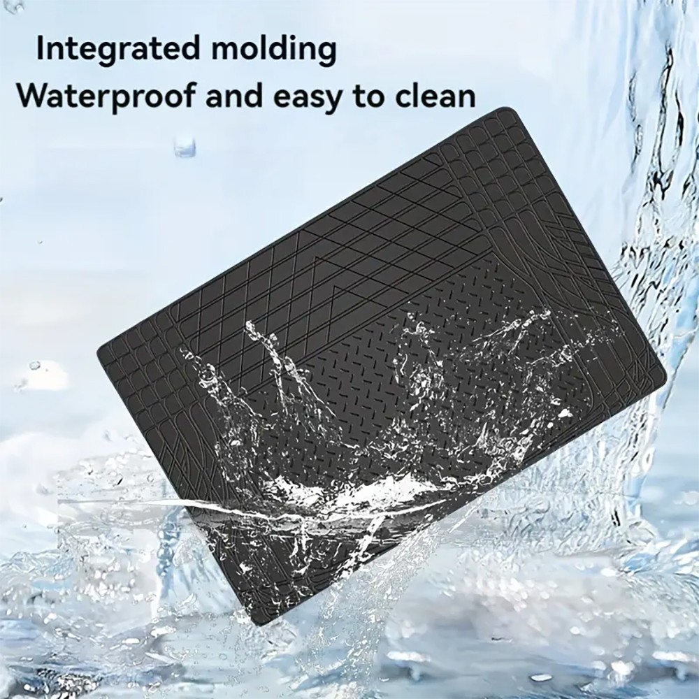 Heavy Duty Rubber Cargo Mat Liner All-Weather Trim-to-Fit Non-Slip Waterproof