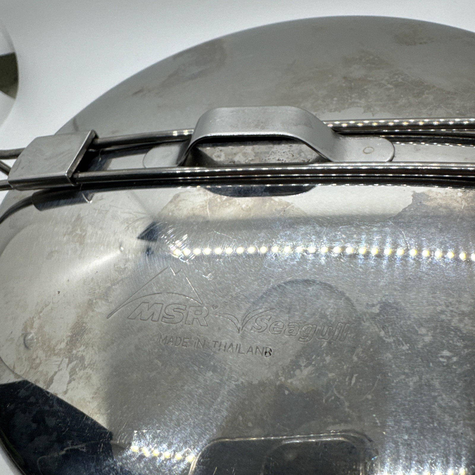 Vintage MSR Portable Stainless Steel Camp Cooking Pot