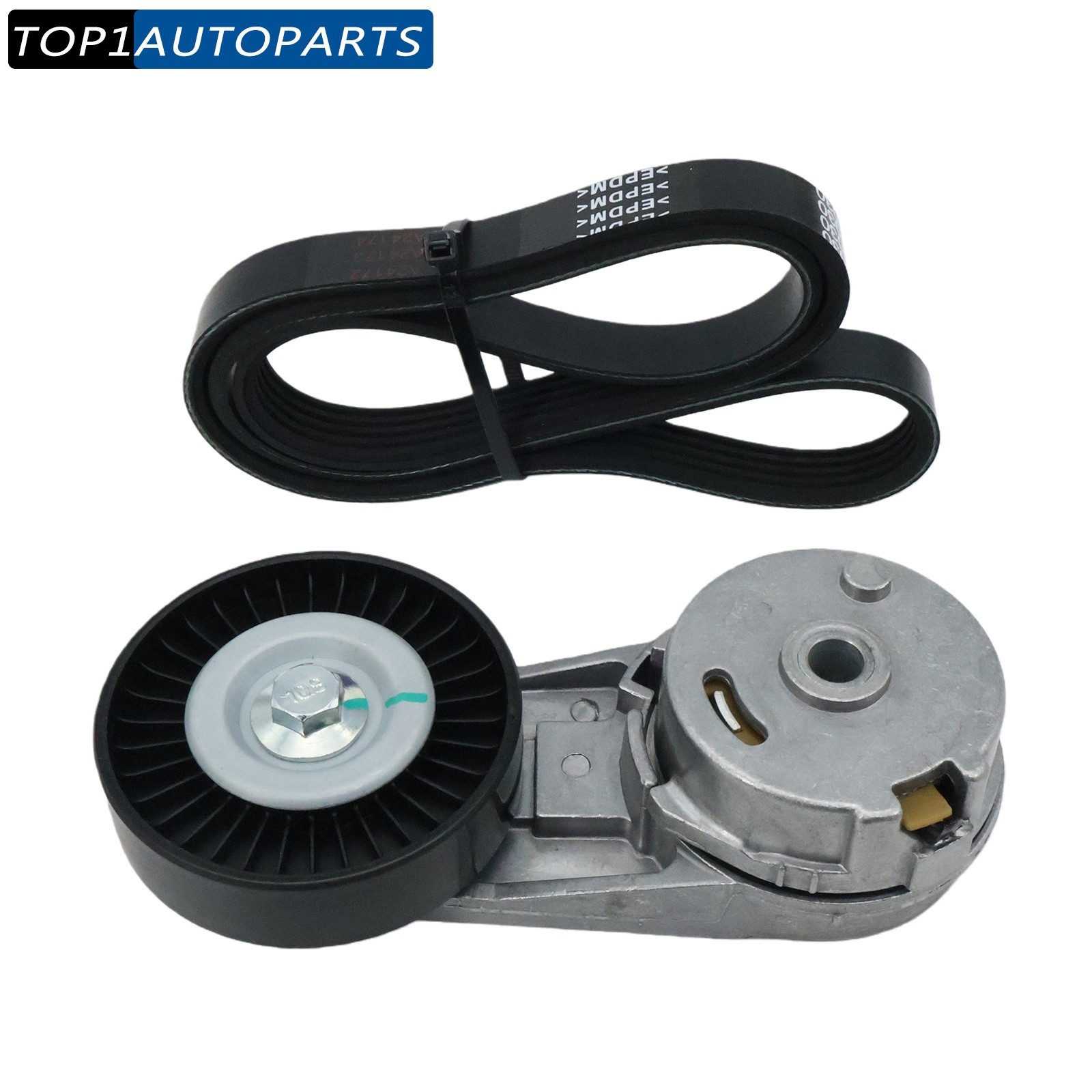 Serpentine Belt & Tensioner Kit Fit Chevy Equinox GMC Terrain 2.4L 38177 K050404