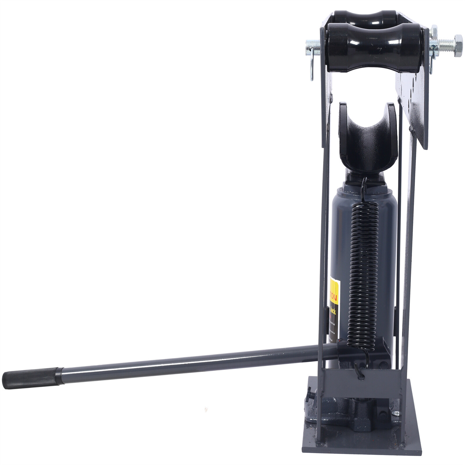 12 Ton Pipe Tube Bender Manual Hydraulic Pipe Bender w/6 Dies Adjustable Rollers