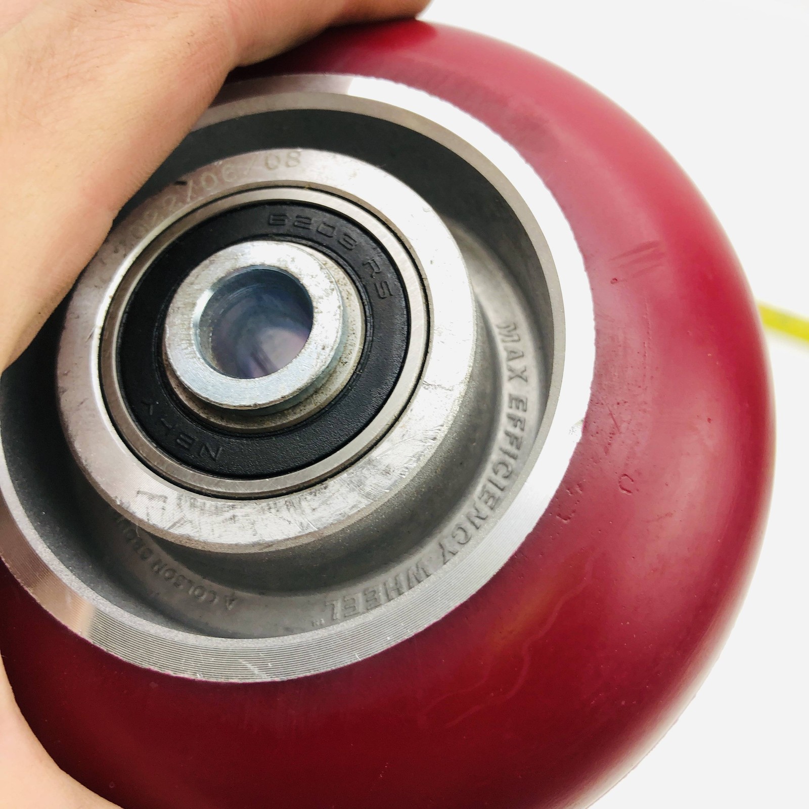 2pk Colson CG-Max Caster Wheel 5 x 2 Polyurethane On Aluminum Maroon 1000lb Capa