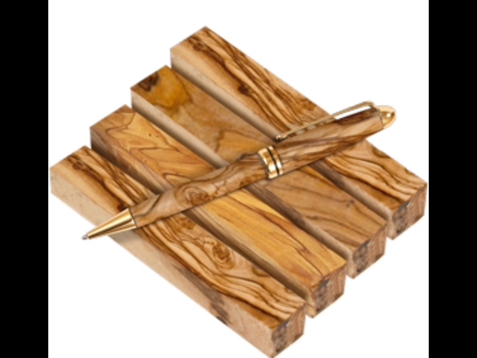 4 - Authentic-Premium Quality Bethlehem Olive Wood  Pen Blanks