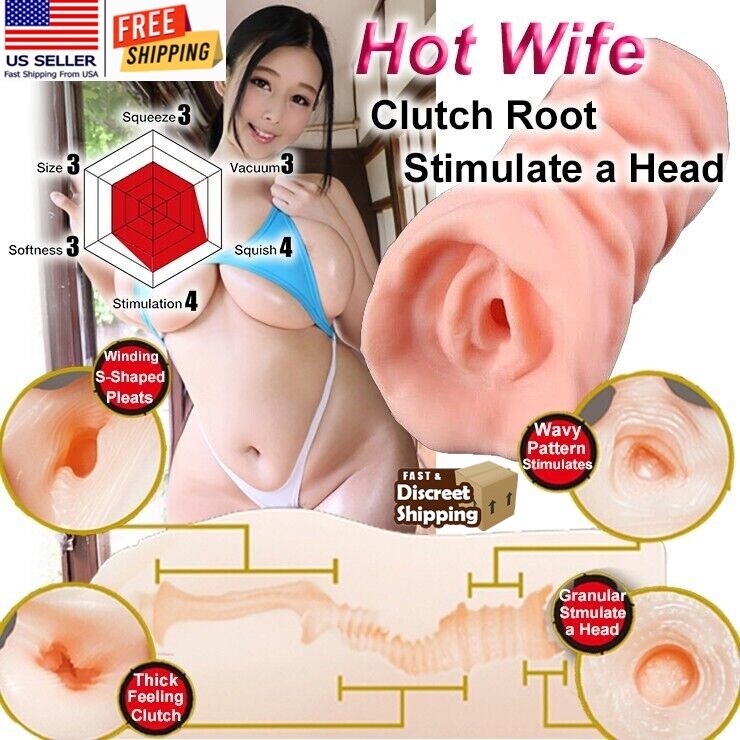 Male Masturbators Realistic Pocket Vagina Pussy Cup Stroker Adult Sex Toy Men