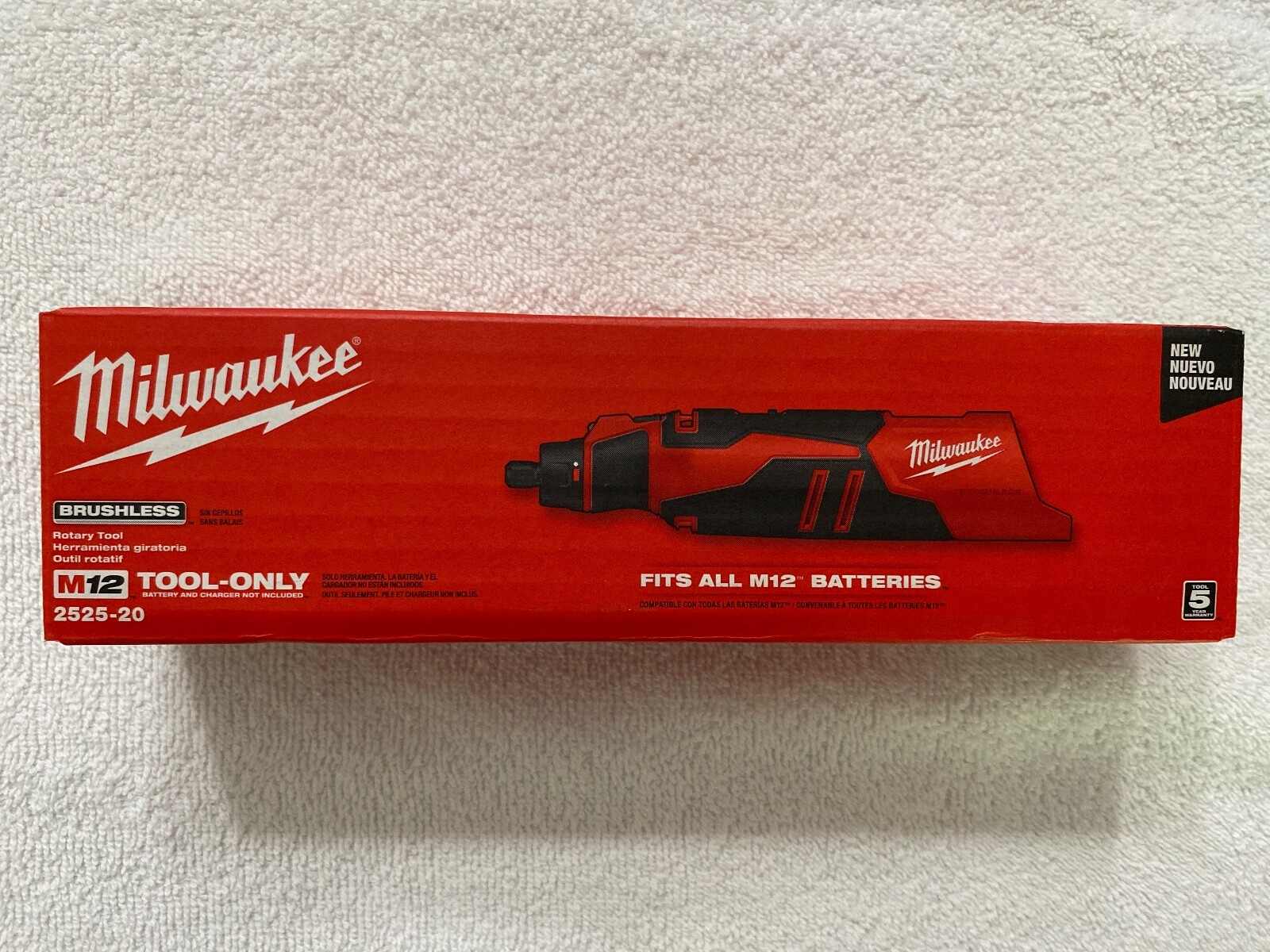 New Milwaukee 2525-20 12V 12 Volt M12 Cordless Brushless Rotary Tool (Bare Tool)