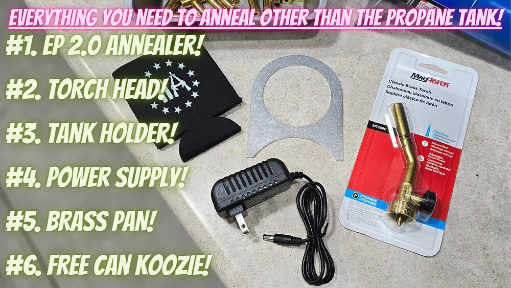 EP 2.0 BRASS CASING ANNEALER (ADJUSTABLE IN SECONDS! NO EXTRA PARTS!)