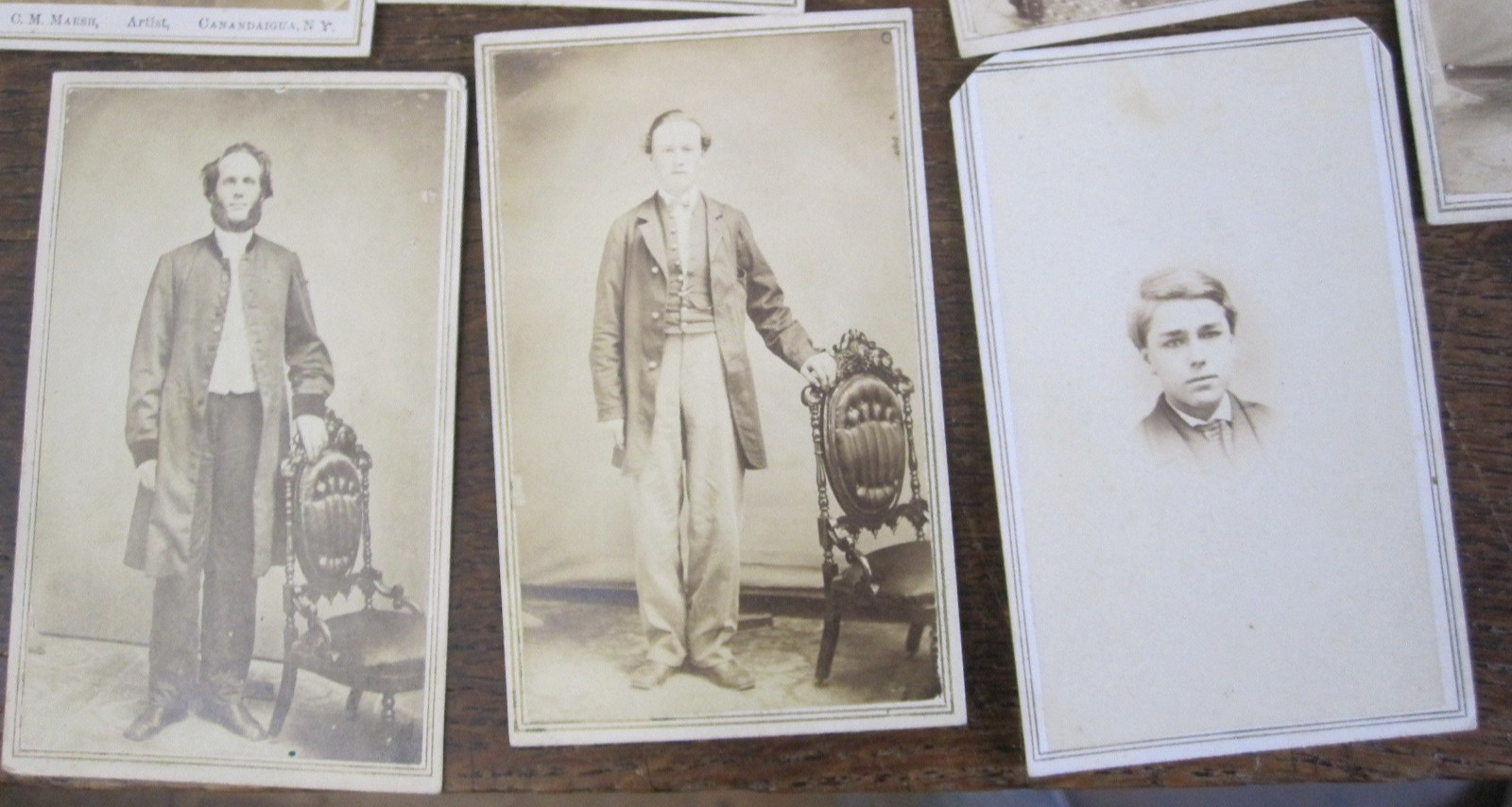 1870's & Later - 25+ CDV's Misc. Lot of New York Photographers & 1 Tintype