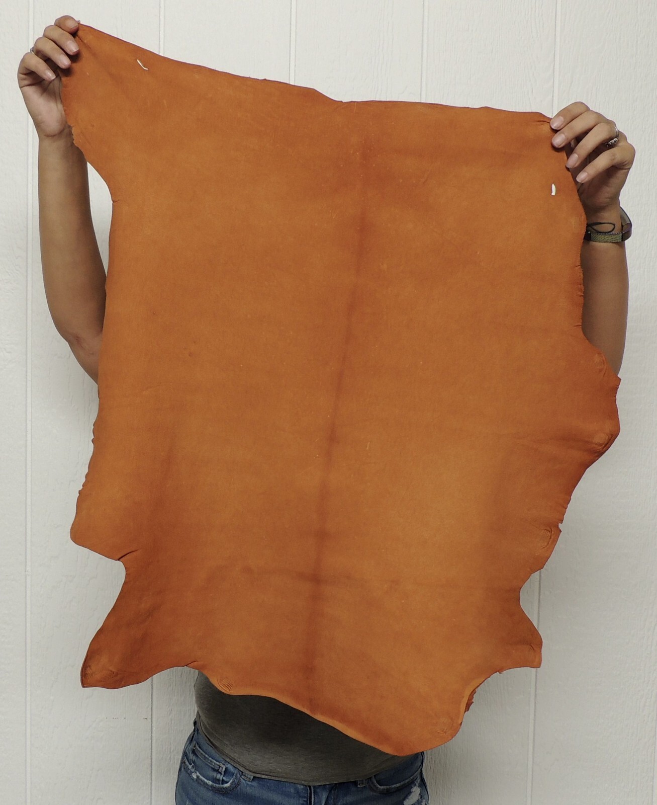 ACORN BUCKSKIN Leather Hide for Native Crafts Taxidermy Bags Laces Flute Bags