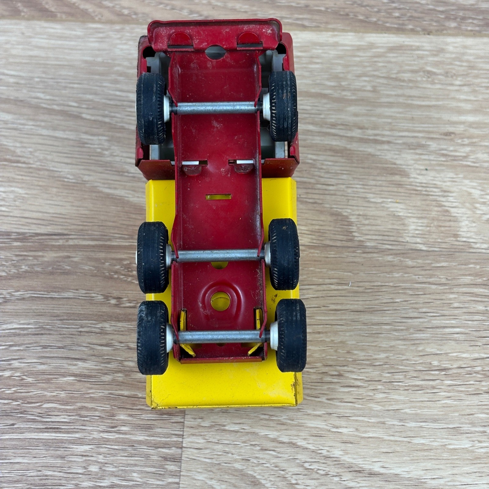 Vintage Tonka Steel Dump Truck and Pickup Truck Lot Red Yellow Green