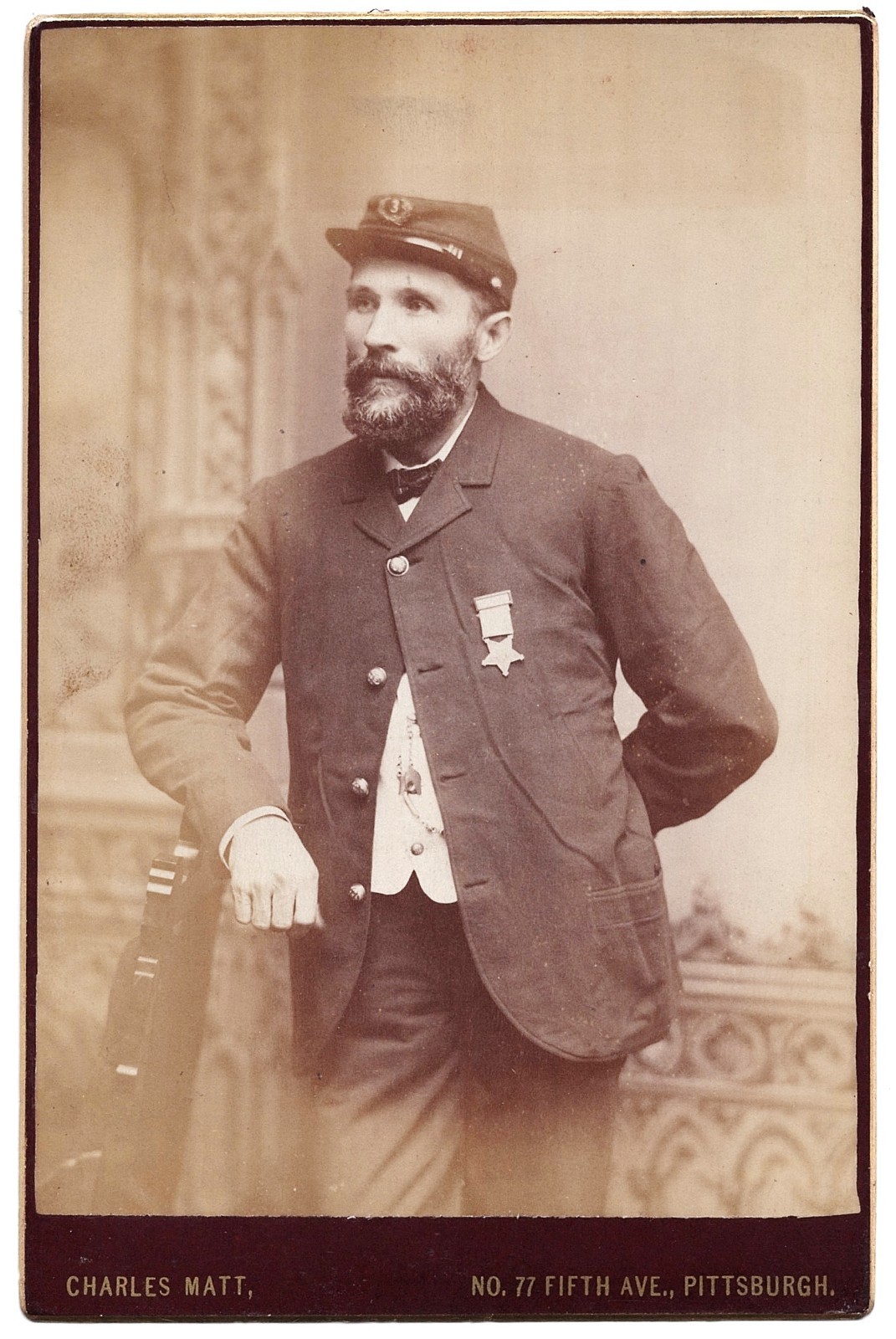 Civil War Union GAR Veteran Alexander Hays Post Photograph Matt Pittsburgh PA