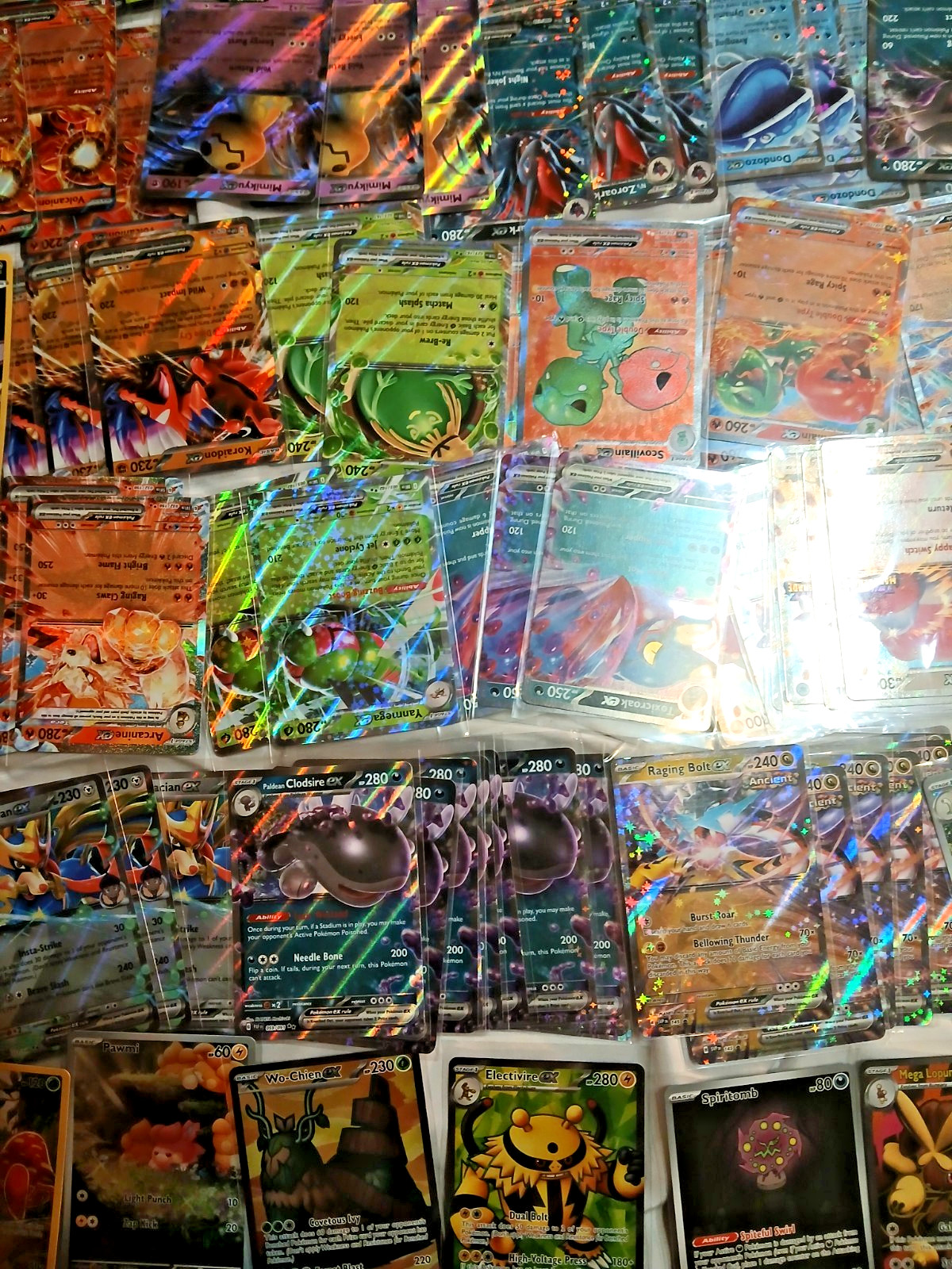 Official Pokémon Card Lot of 358 Includes Rares, Holos, Reverse, EX, V, VSTAR...