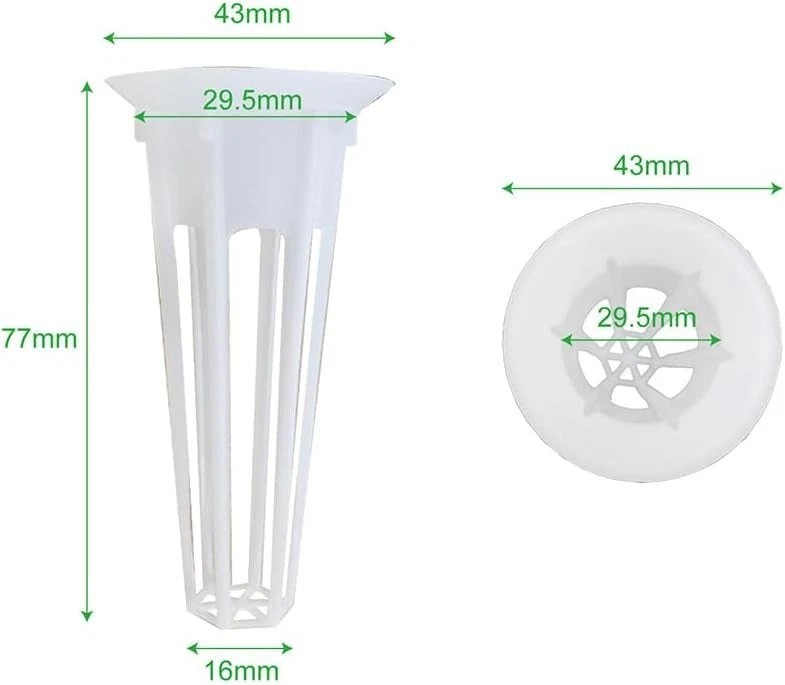 Versatile 48-Pc Hydroponic Growing Kit with Baskets & Domes for Home Gardeners