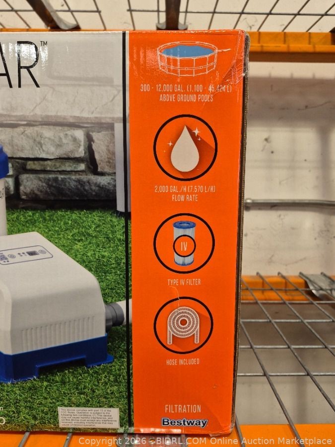 Flowclear 2000 Gph Smart Touch Wifi Above-Ground Pool Pump Filter 12000 Gal Pool