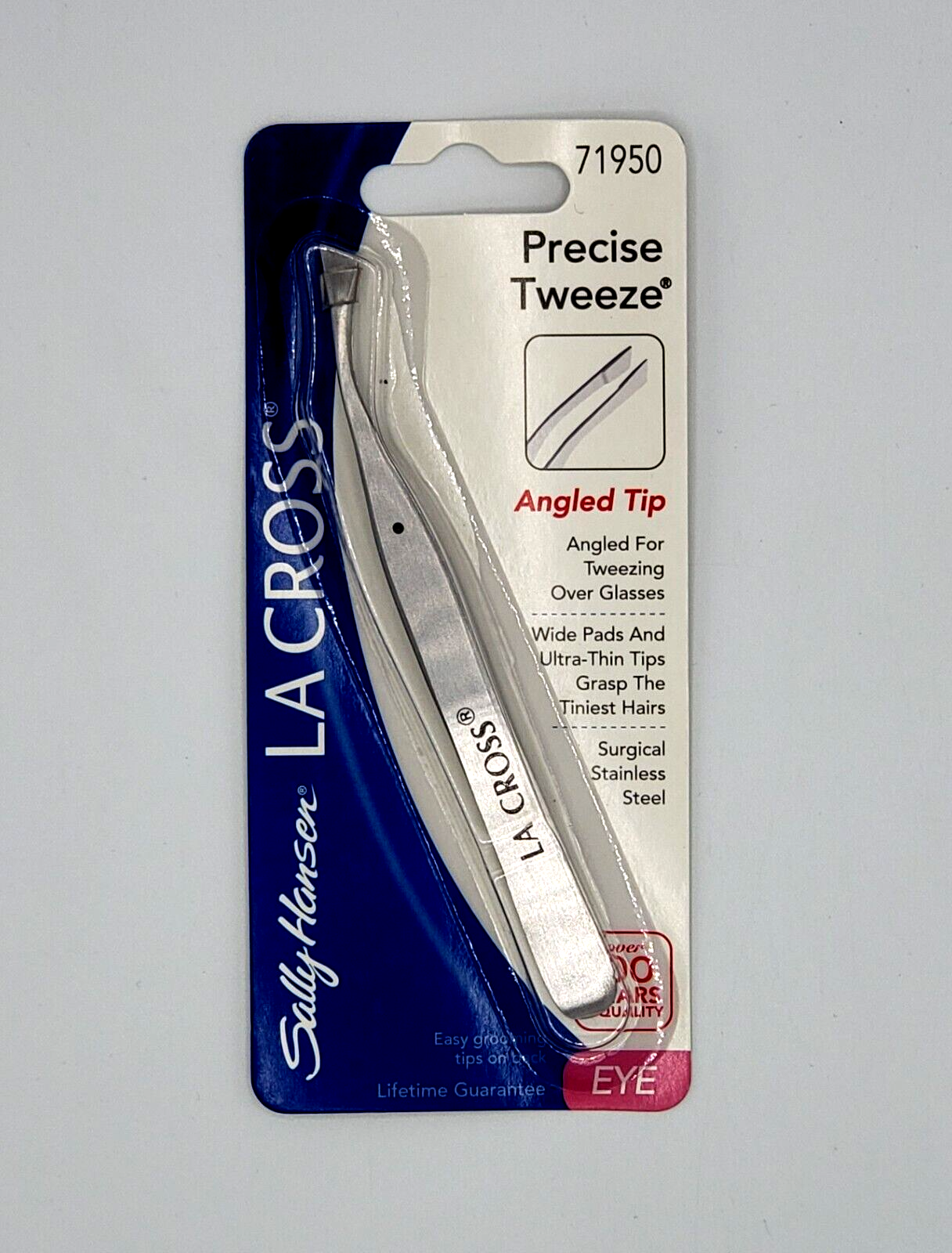 NEW Sally Hansen La Cross Easy Tweeze Angled Tip Tweezers 71950