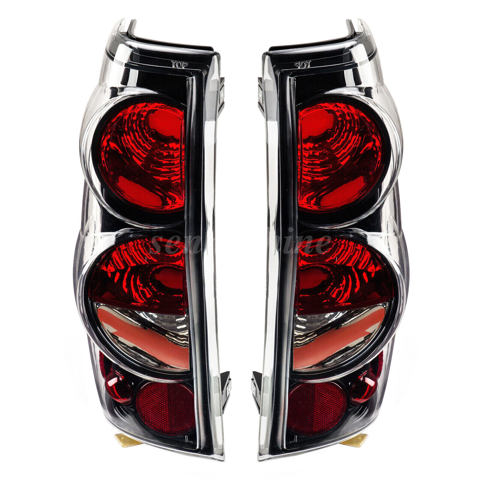 Pair Tail Lights Rear Brake Lamps L+R For 99-06 Chevy Silverado 1500 2500 3500