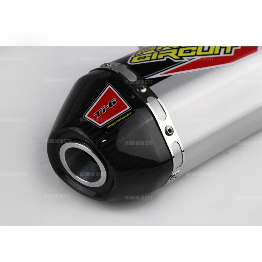 EXHAUST MUFFLER RACING CARBON PIPE FULL SYSTEM FIT FOR KAWASAKI KLX110 KLX110L
