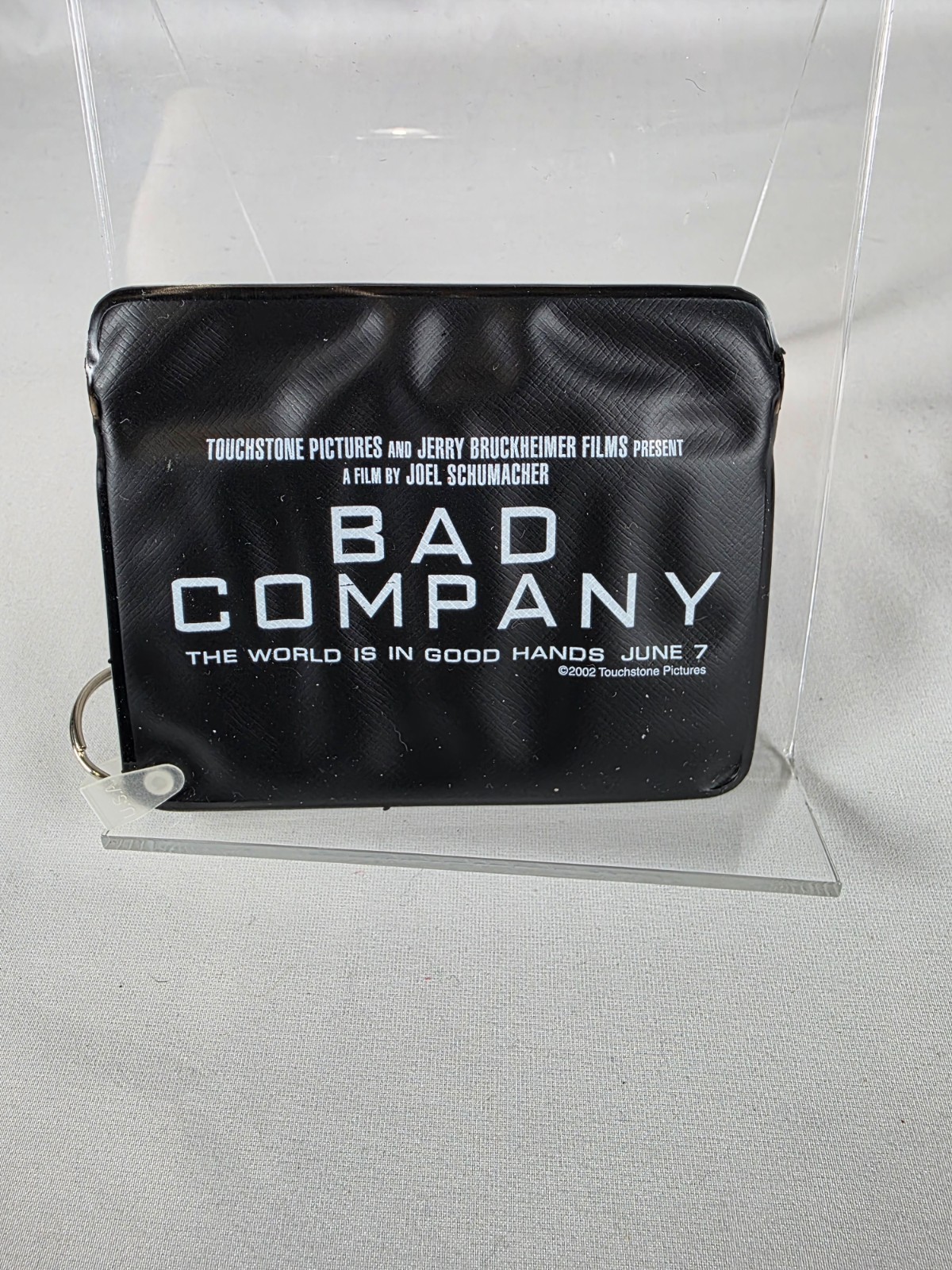 Bad Company Movie Promo Keychain ID Pouch 2002 Anthony Hopkins Chris Rock