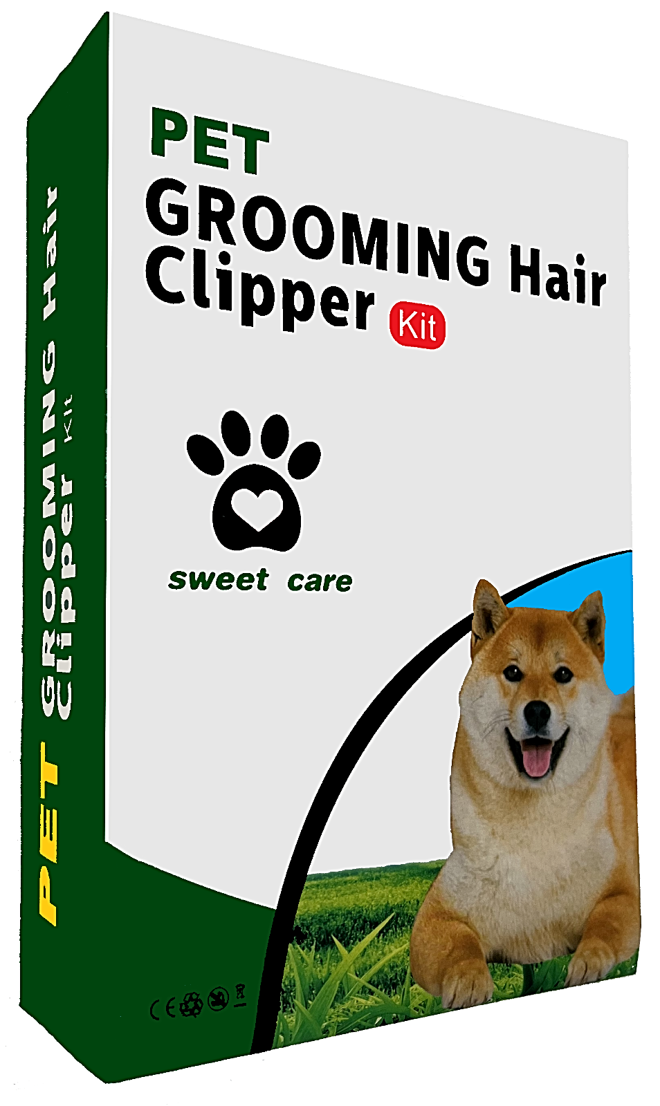 Dog Cat Pet Grooming Kit Rechargeable Cordless Electric Hair Clipper Trimmer Set