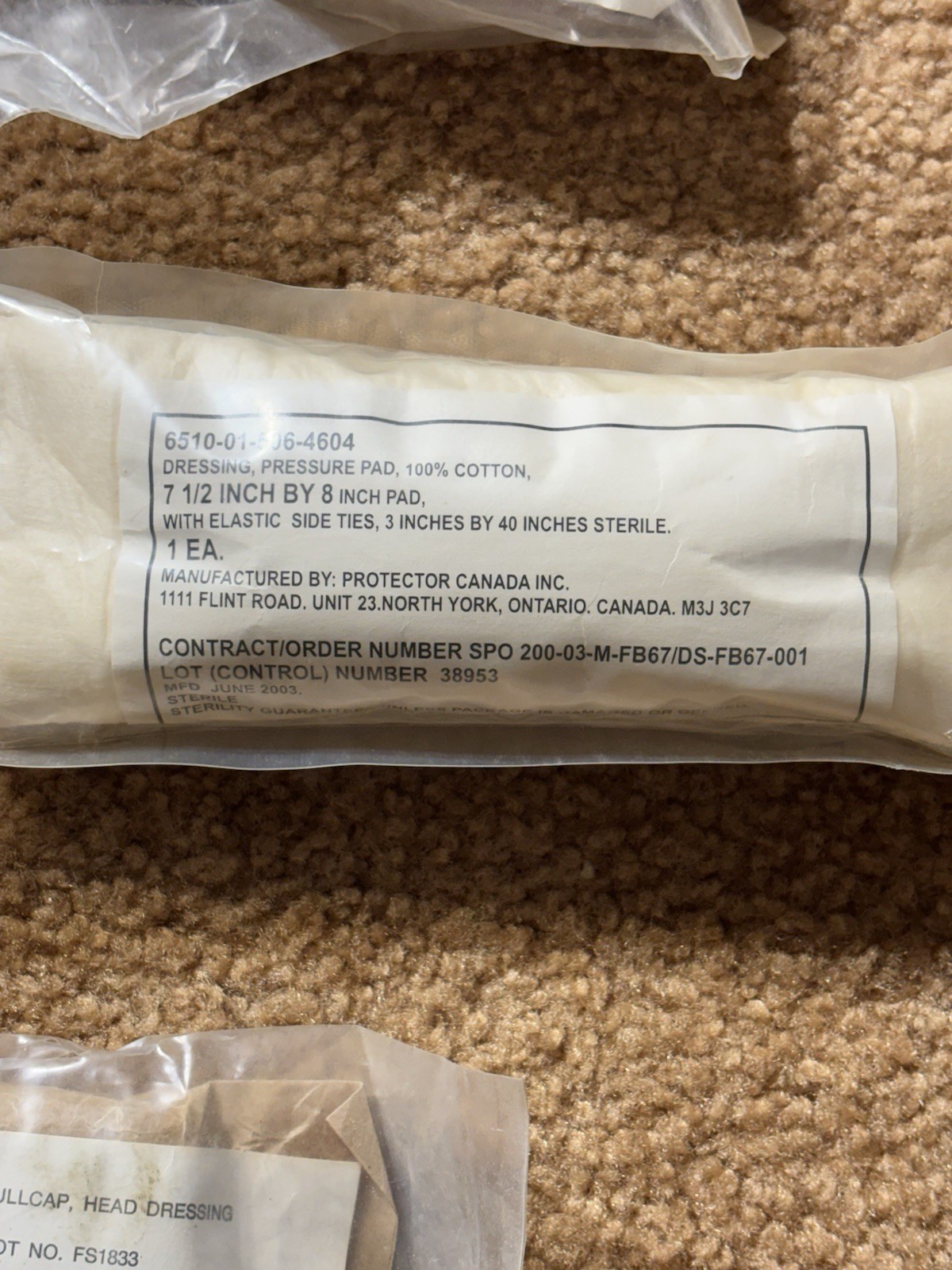 Vintage Military Trauma And First Aid Supplies