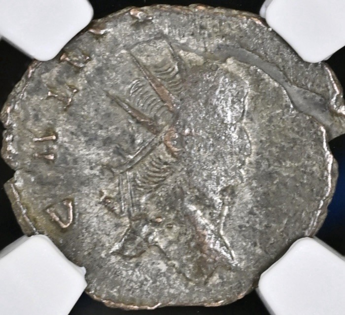 Ancient Roman Coin Emperor Gallienus 253AD-268AD NGC Genuine Double Denarius