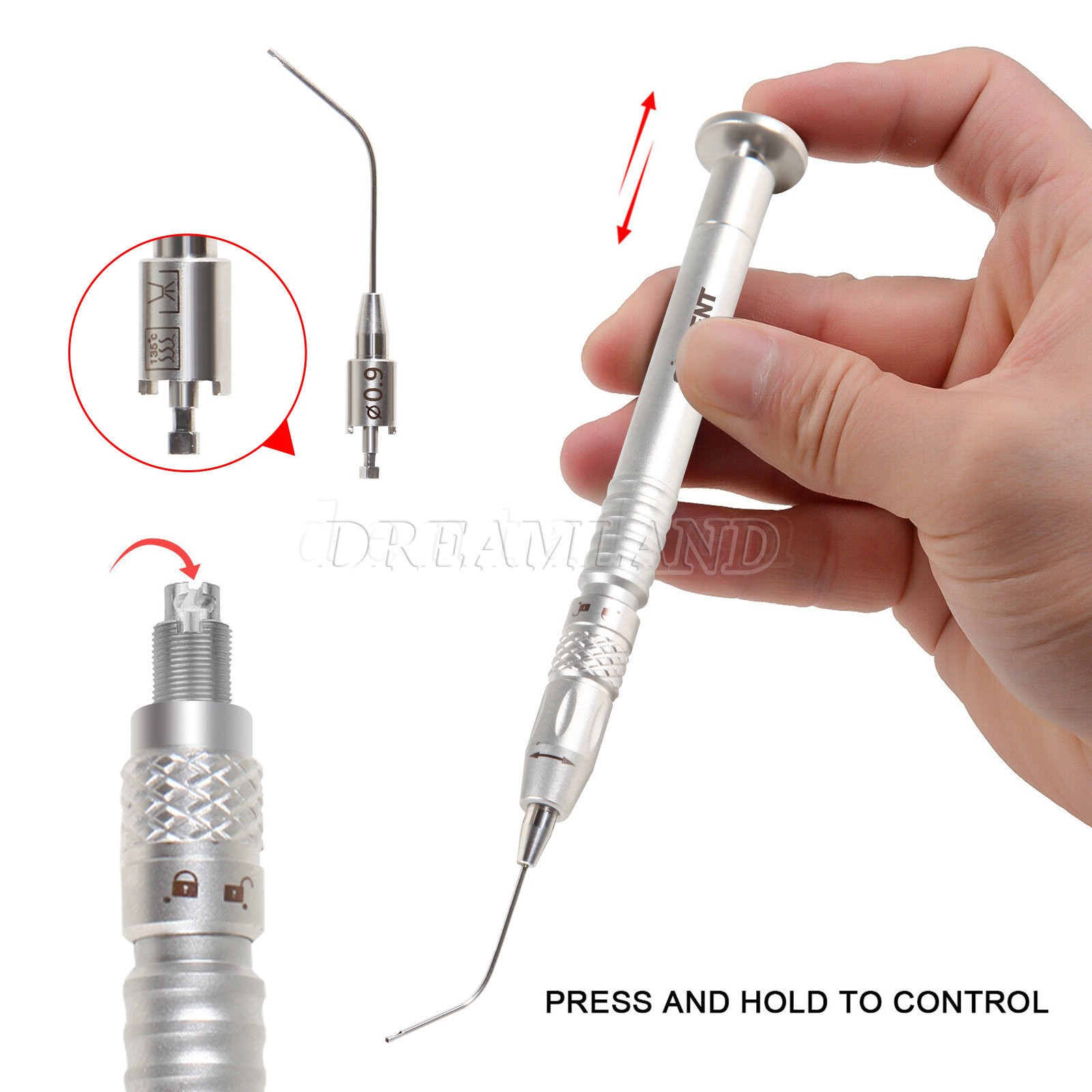 Dental Broken File Extractor Endodontic File Removal System Kit Endo Root Canal