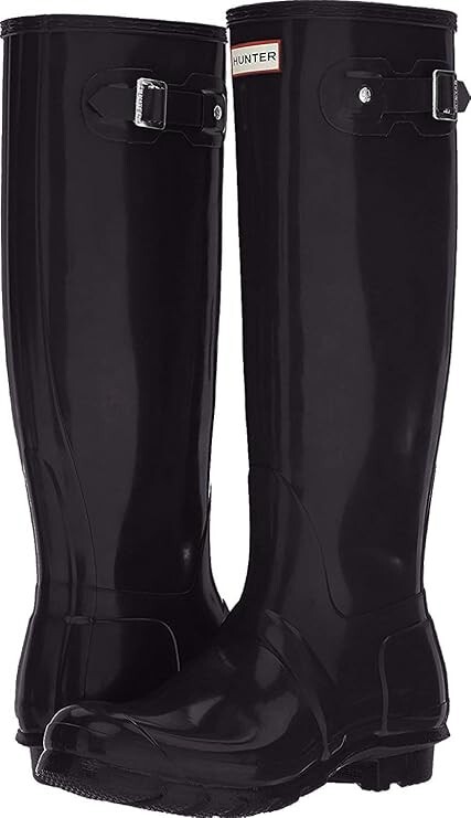 Hunter Boots Women's Original Gloss Winter/Rain Boots - Black - NEW