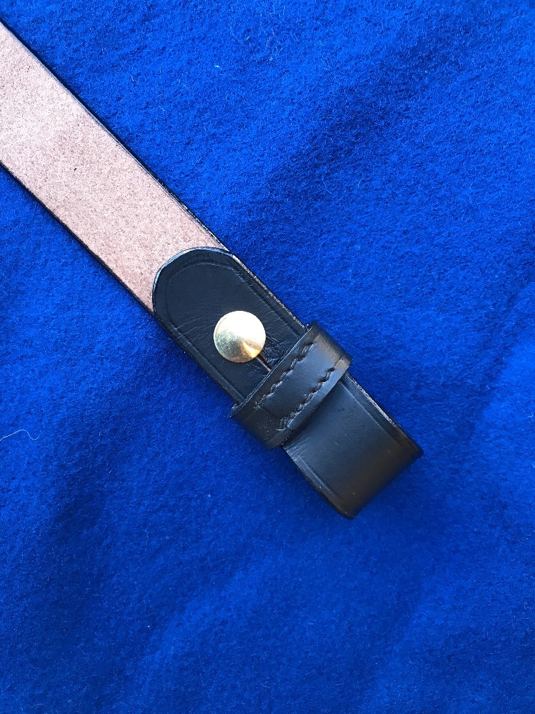 J.E.B. Stuart 1859 Patent Saber Hanger for Cavalry with Leather Straps