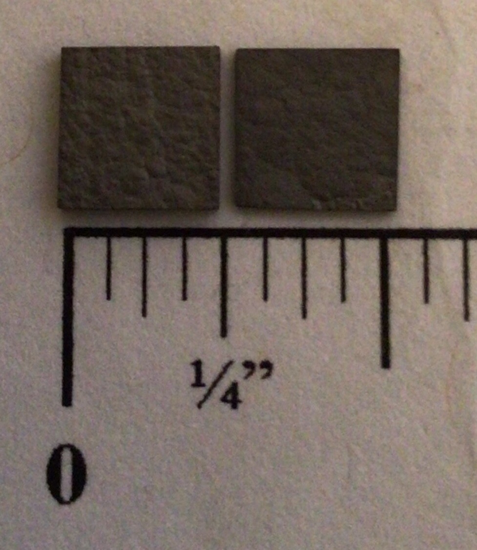 Pyrolytic Graphite Two 1/4"x1/4" Tore Supra NdFeB Rare Earth Magnet Levitation