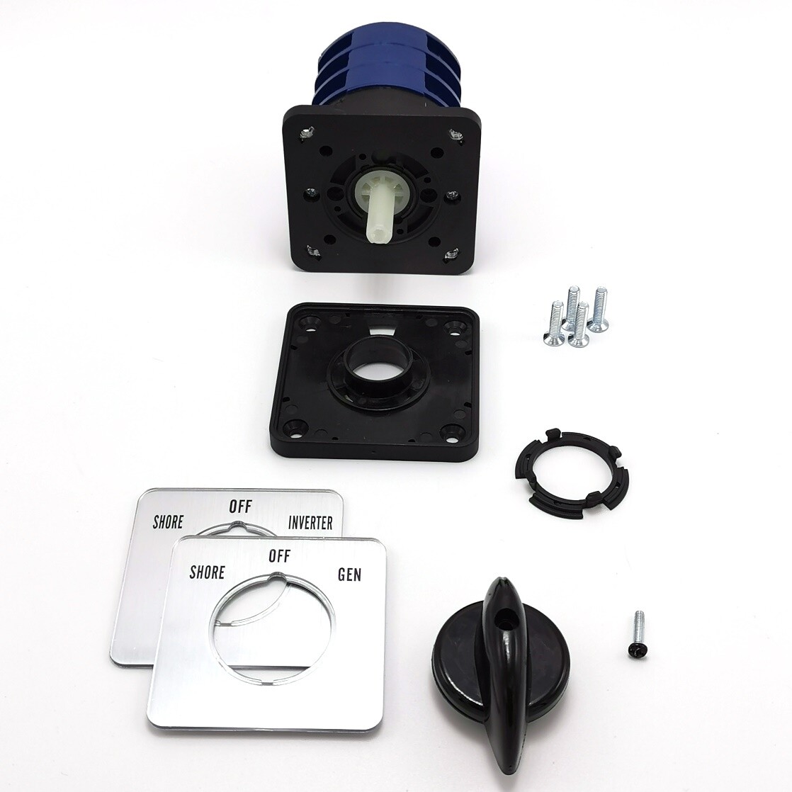 30 Amp Transfer Switch,Shore-Off-Gen Rotary Switch for RV,Motorhome,Truck,Boat