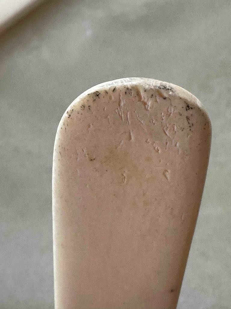 Vintage Beer Foam Scraper Appears To Maybe Be Bone/Wood ? Lot of 3