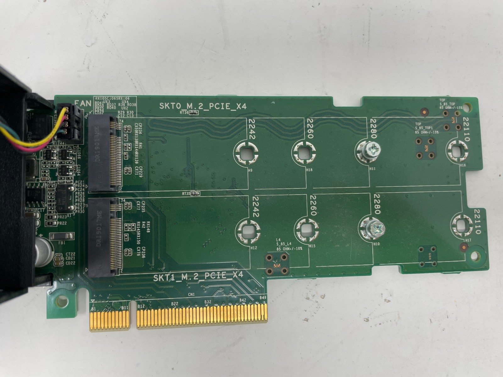 Dell DPWC300 M.2 PCIe Solid State Drive Storage Adapter Card