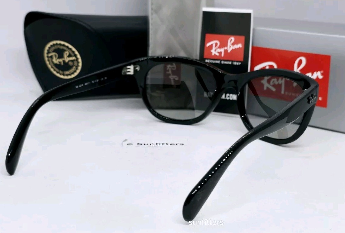 RAY BAN black/grey gradient RB4216 601/11 56 sunglasses NEW IN BOX! Authentic!