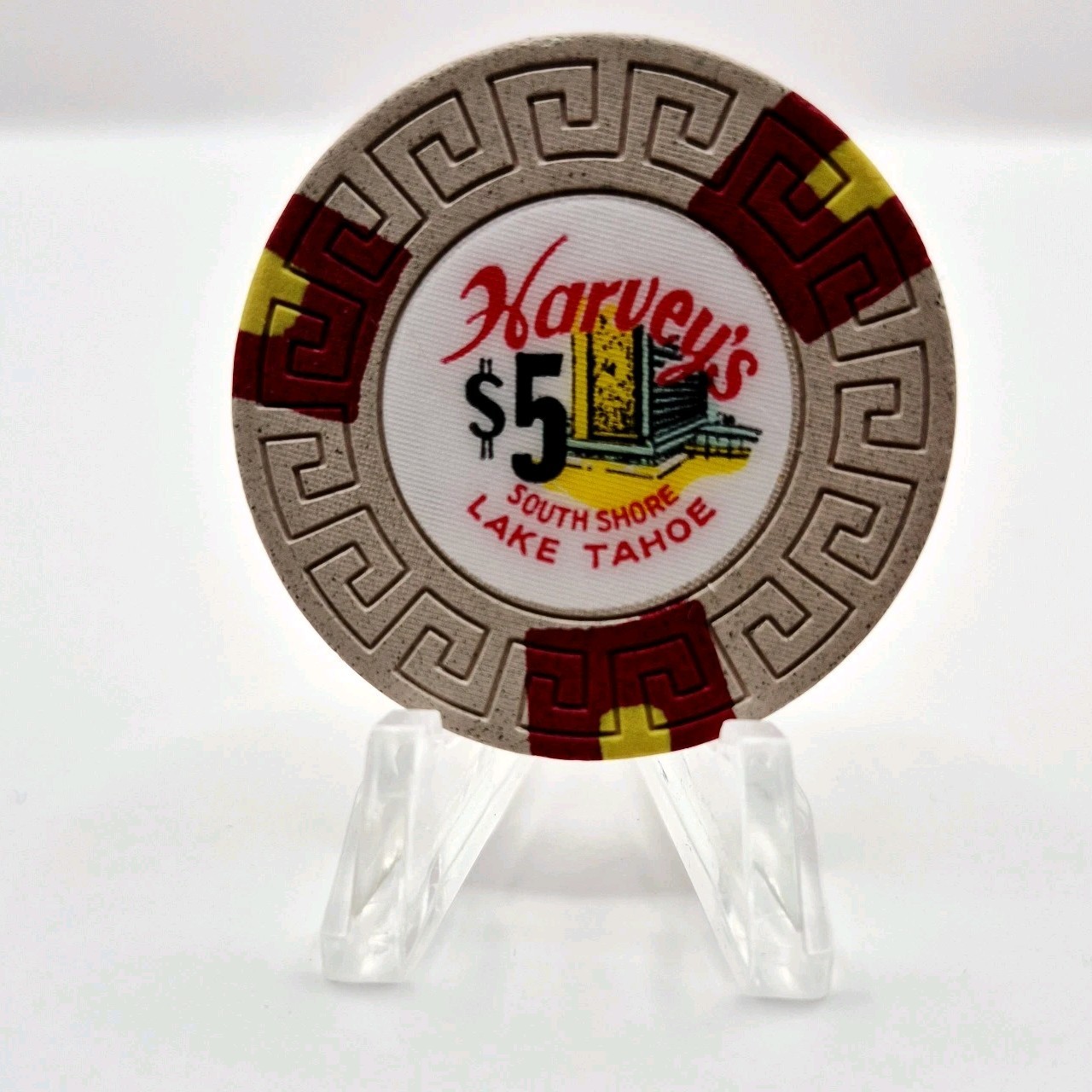 Harvey's (Wagon Wheel) Lake Tahoe Nevada 1970 $5 Casino Chip N5146