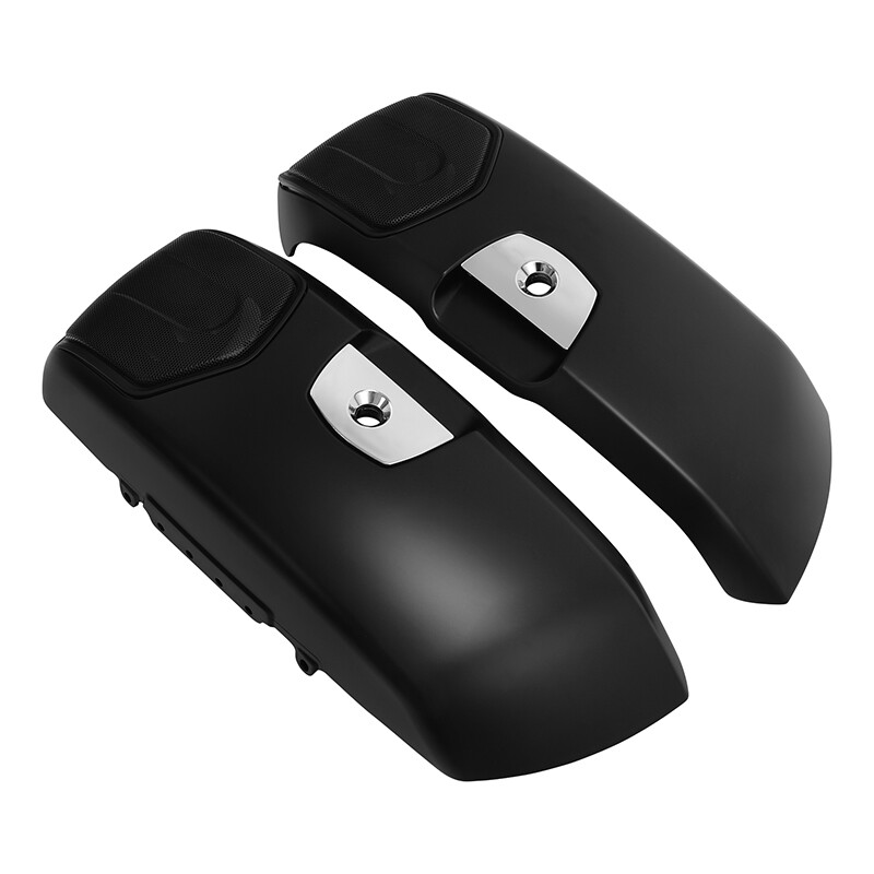 Matte Black Saddlebag Lids Cover Fit For Indian Challenger Dark Horse 2020-2024