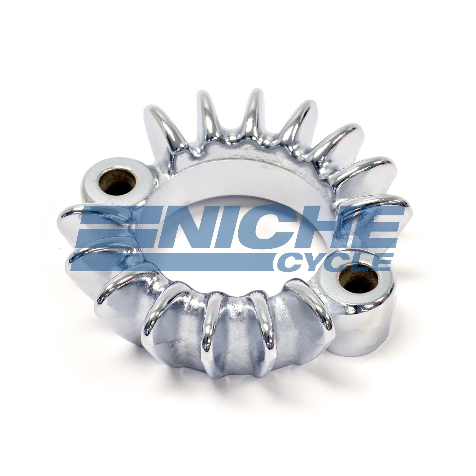 Honda CB100-CB550 Exhaust Head Pipe Finned Clamp Flange Chrome