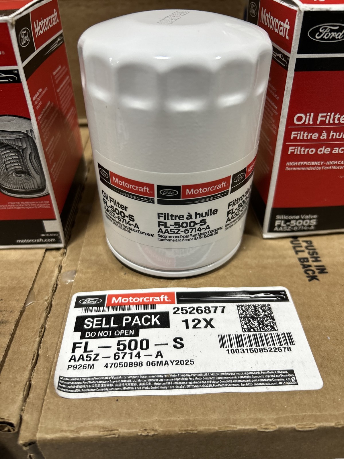 Engine Oil Filter Motorcraft FL-500-S